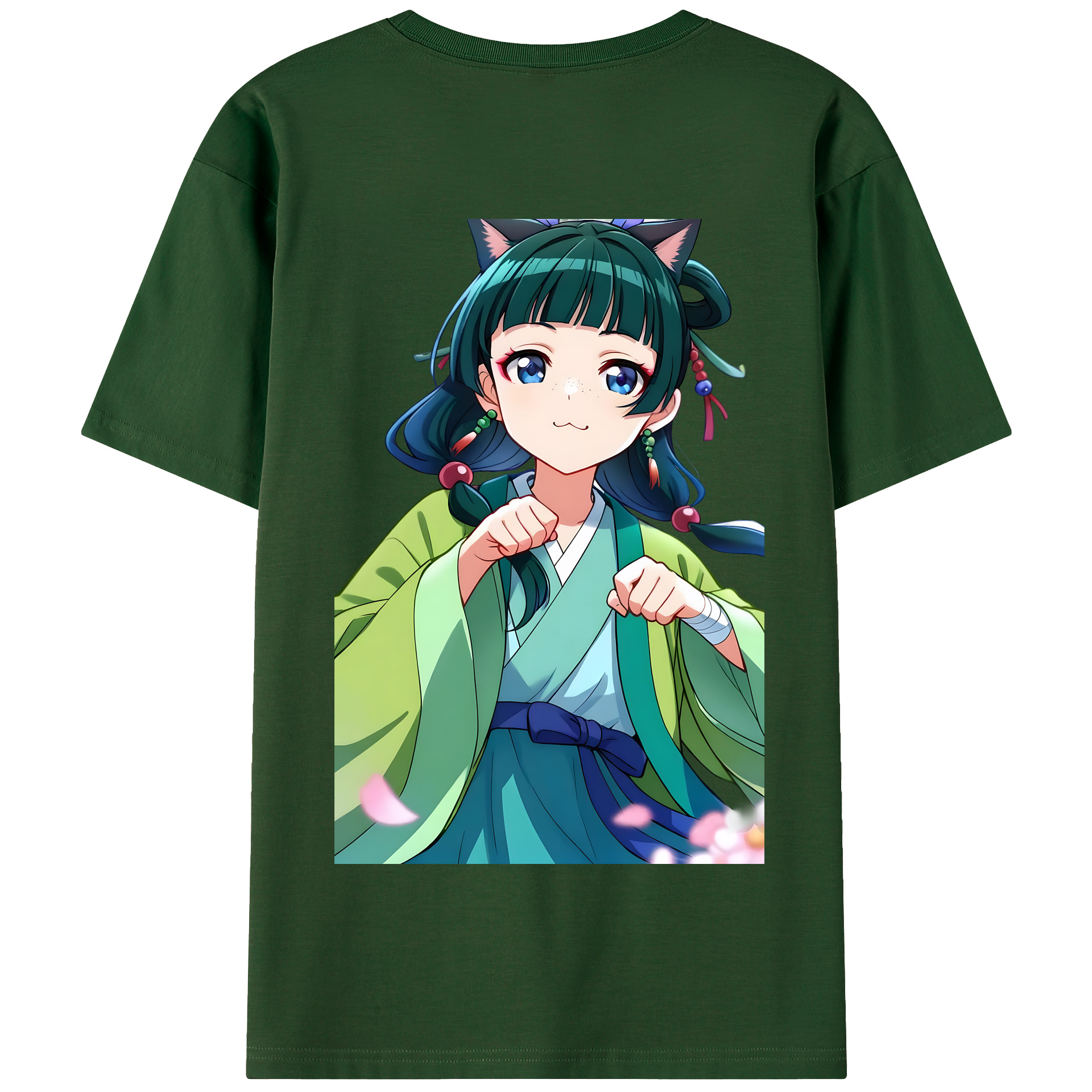 （画像用） 薬屋のひとりごと The Apothecary Diaries 綿100％半袖Tシャツ（背面プリント）